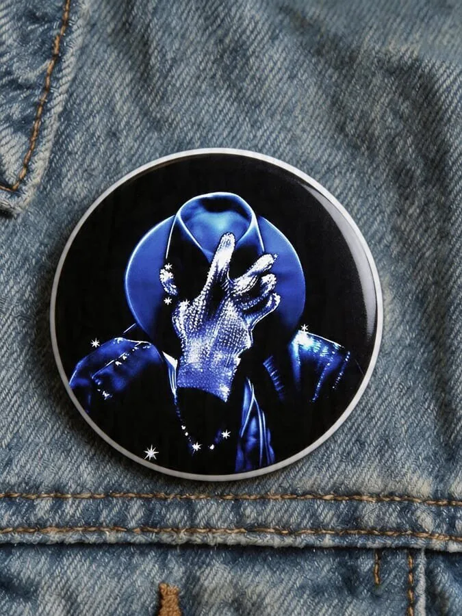 Michael Jackson Smooth Criminal King of Pop Music Pinback Button