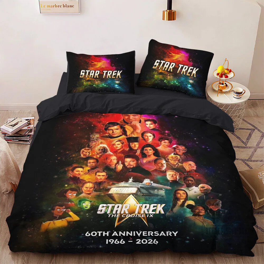 Star Trek 60th Anniversary The Cruise IX Bedding Set with Pillowcases 7 Star Trek 60th Anniversary The Cruise IX Bedding Set with Pillowcases