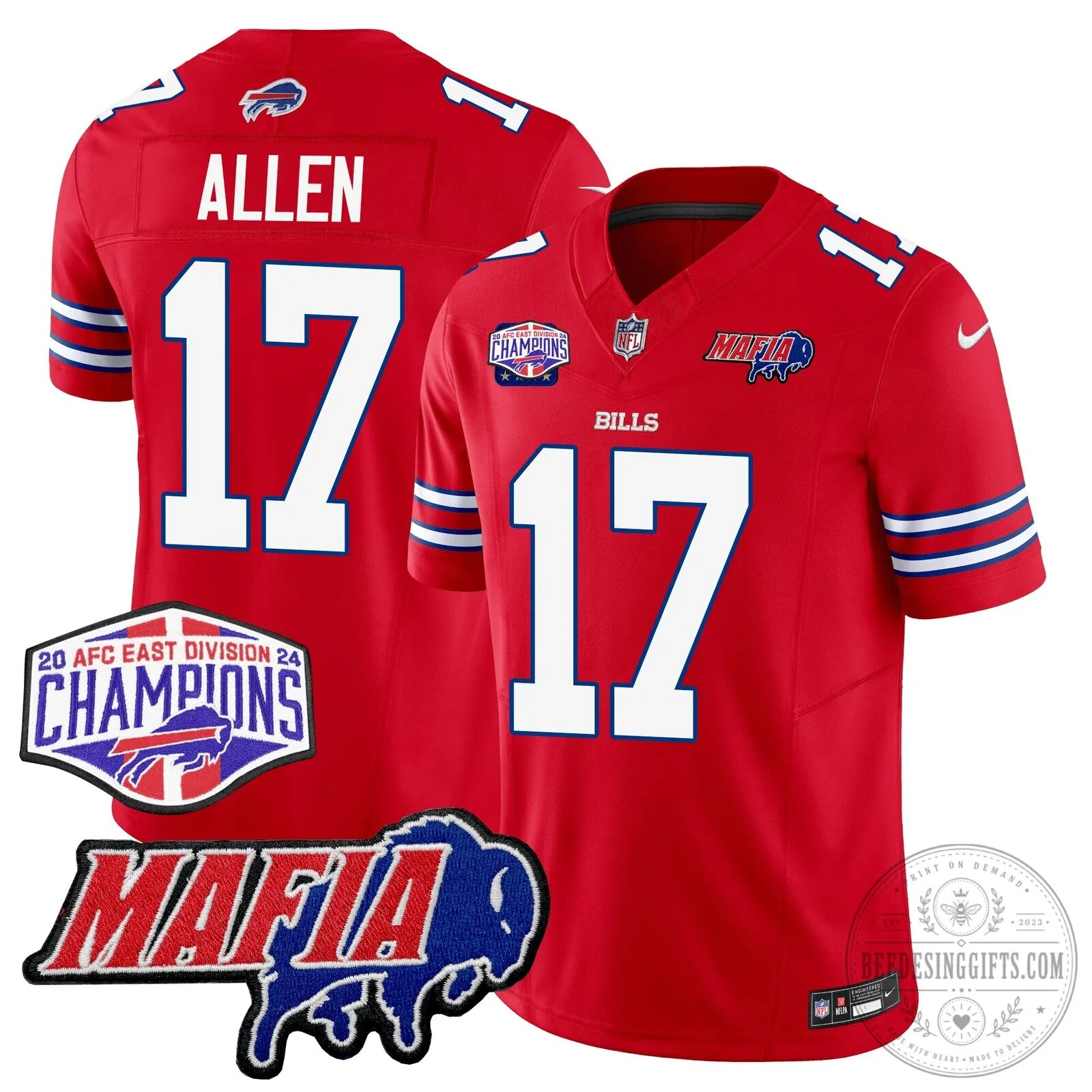 Josh Allen Royal Blue Football Jersey for Buffalo Bills Mafia Fans 20 Josh Allen Royal Blue Football Jersey for Buffalo Bills Mafia Fans