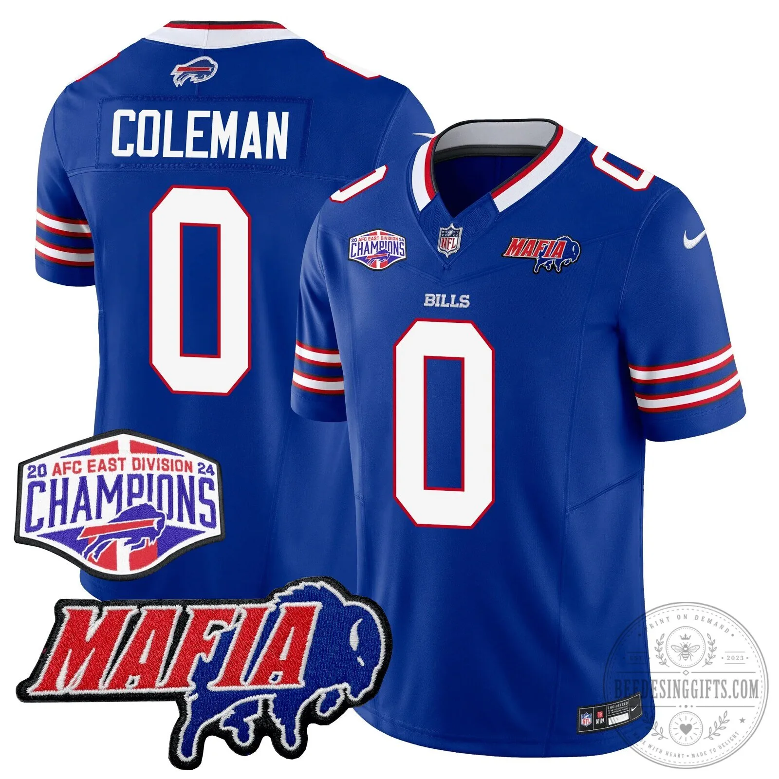 Josh Allen Royal Blue Football Jersey for Buffalo Bills Mafia Fans 22 Josh Allen Royal Blue Football Jersey for Buffalo Bills Mafia Fans