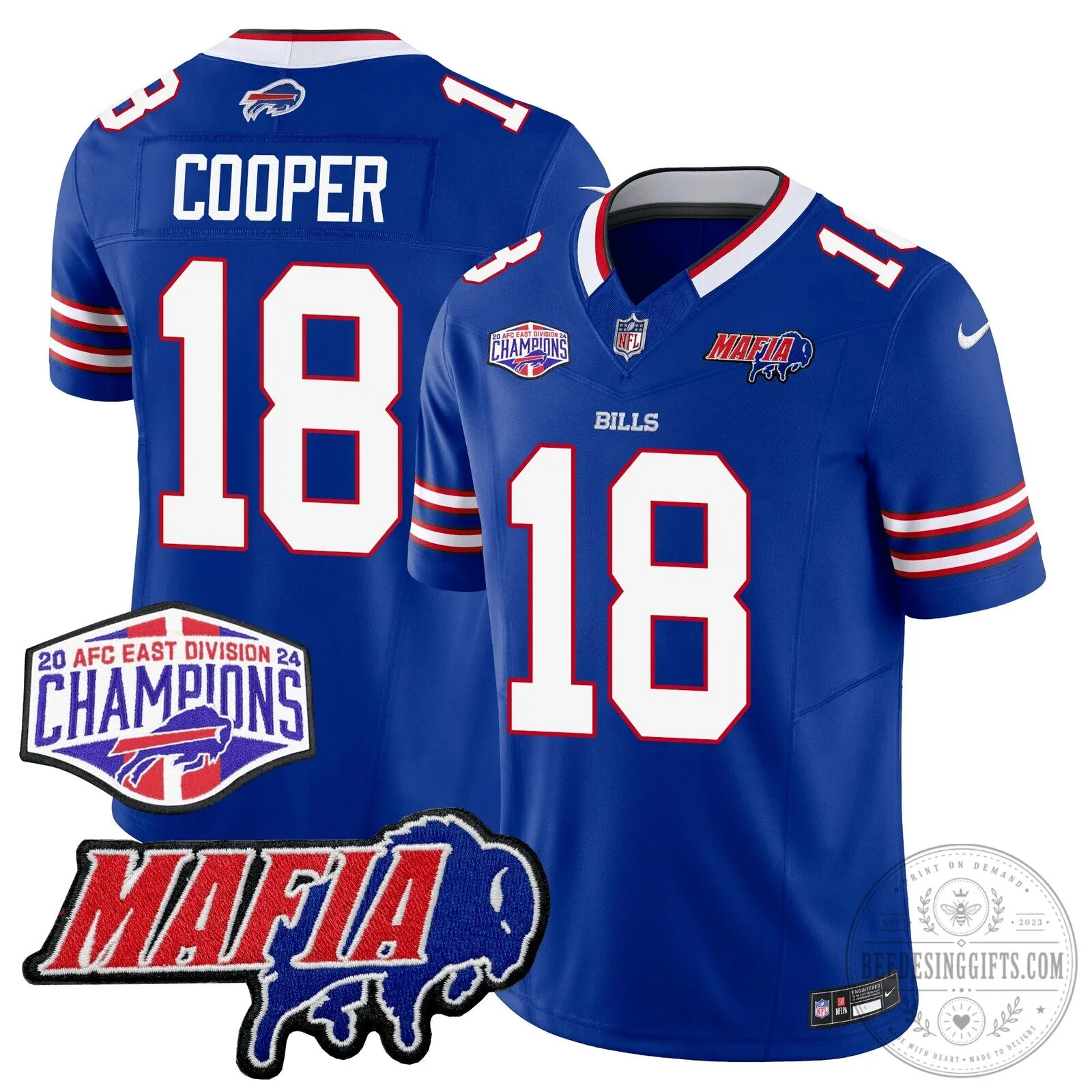 Josh Allen Royal Blue Football Jersey for Buffalo Bills Mafia Fans 25 Josh Allen Royal Blue Football Jersey for Buffalo Bills Mafia Fans