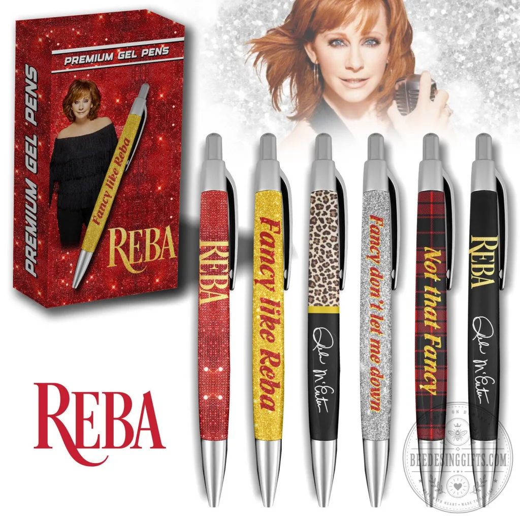 Reba McEntire Fancy Like Reba Country Music Gel Pen Set Reba McEntire Fancy Like Reba Country Music Gel Pen Set
