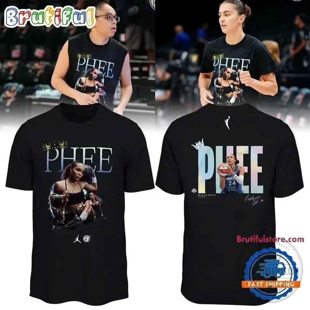 Minnesota Lynx Napheesa Collier 'Queen Phee' Basketball T-Shirt