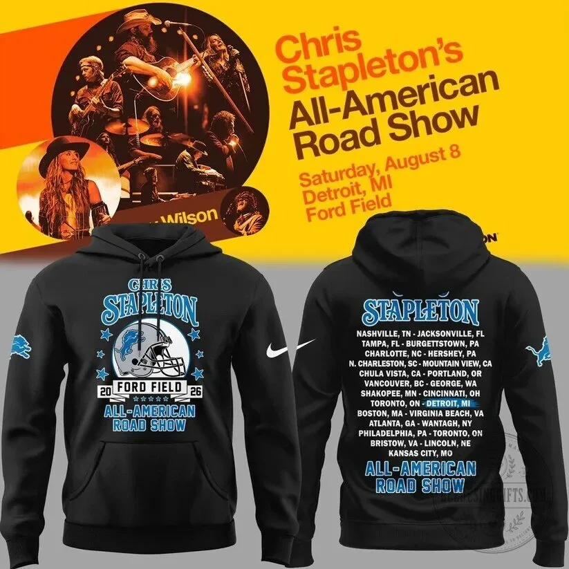 Detroit Lions Hoodie from Chris Stapleton's All-American Road Show
