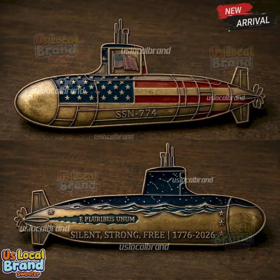 USS Virginia SSN-774 Submarine Commemorative Challenge Coin 9 USS Virginia SSN-774 Submarine Commemorative Challenge Coin