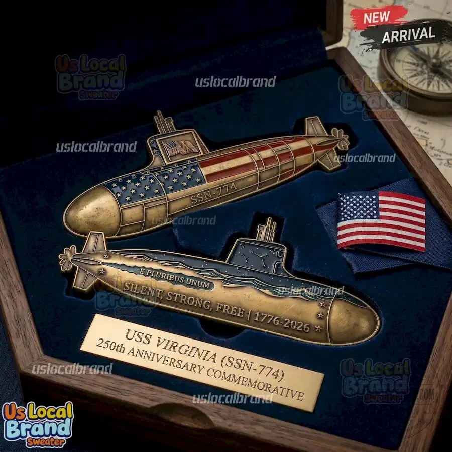 USS Virginia SSN-774 Submarine Commemorative Challenge Coin 10 USS Virginia SSN-774 Submarine Commemorative Challenge Coin