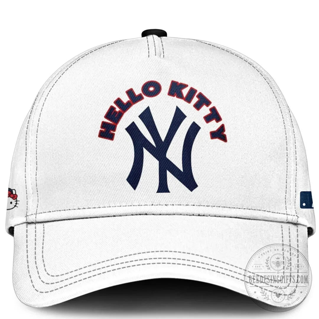 New York Yankees Hello Kitty Baseball Game Night White Jersey 8 New York Yankees Hello Kitty Baseball Game Night White Jersey