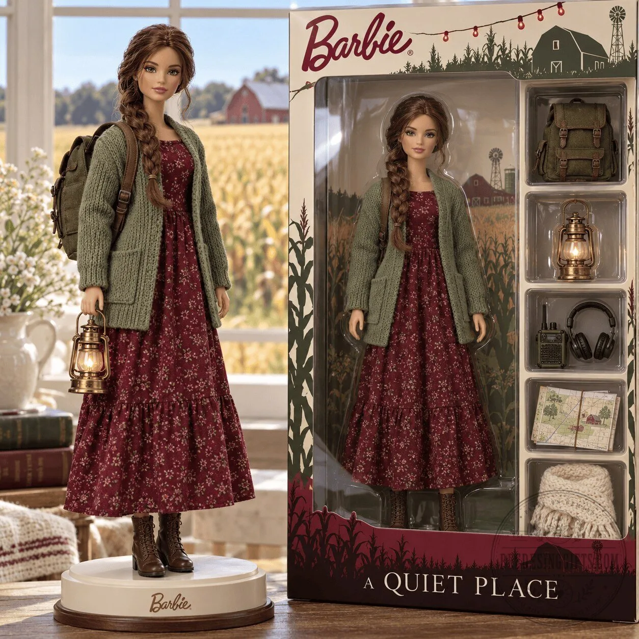 Barbie A Quiet Place Commemorative Collectible Doll with Accessories