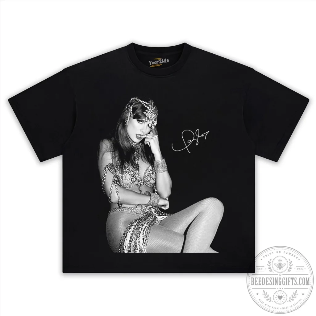 Taylor Swift The Life Of A Showgirl Black Hoodie Taylor Swift The Life Of A Showgirl Black Hoodie