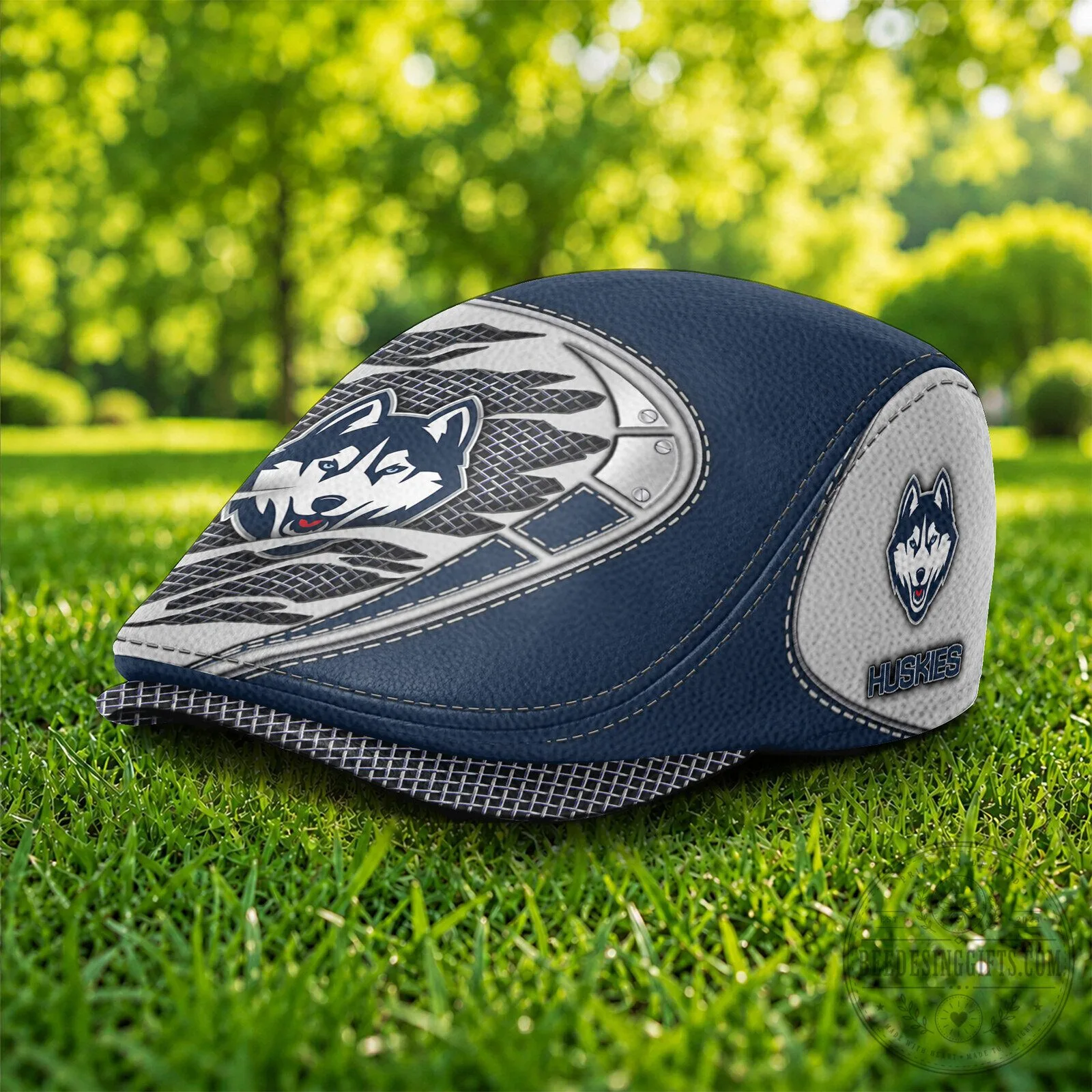 Connecticut Huskies NCAA Jeff Cap Flat Cap Hat