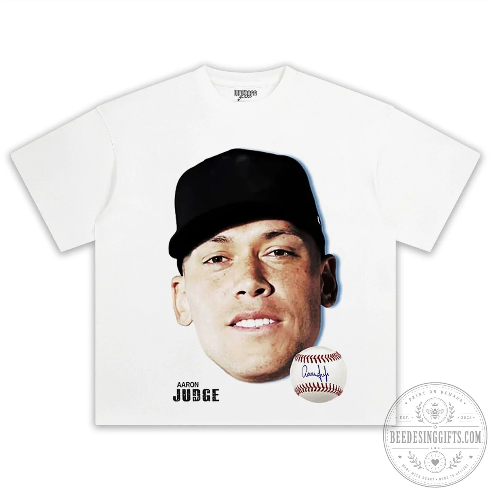 Aaron Judge New York Yankees Baseball Player Signature T-Shirt 18 Aaron Judge New York Yankees Baseball Player Signature T-Shirt