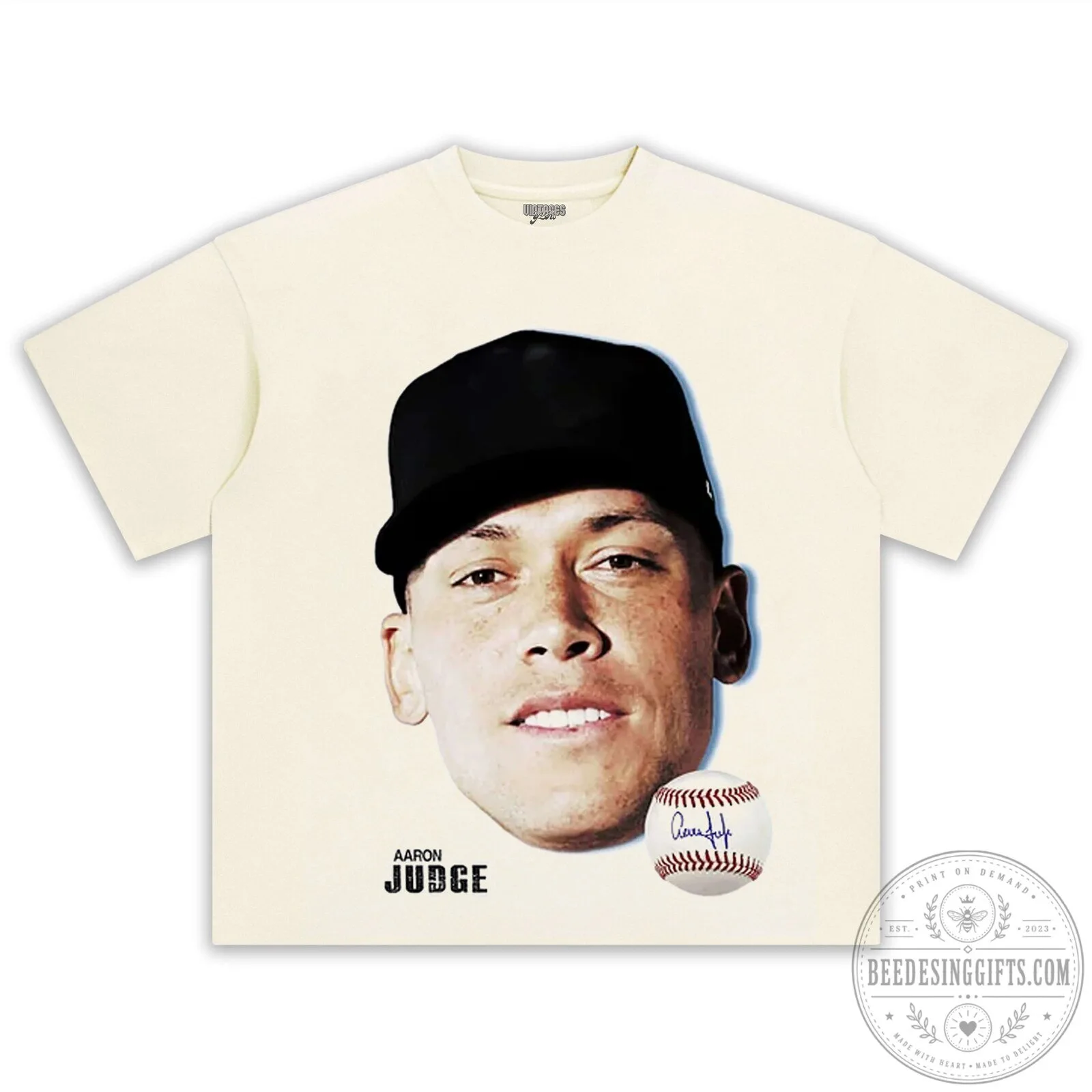 Aaron Judge New York Yankees Baseball Player Signature T-Shirt 19 Aaron Judge New York Yankees Baseball Player Signature T-Shirt