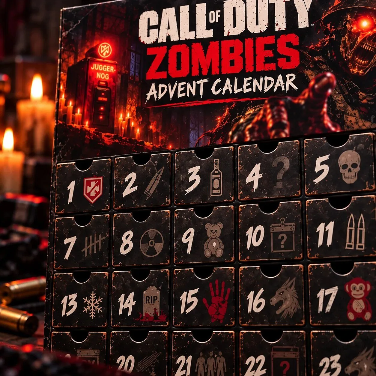 Call of Duty Zombies Advent Calendar 24-Day Countdown Box 12 Call of Duty Zombies Advent Calendar 24-Day Countdown Box