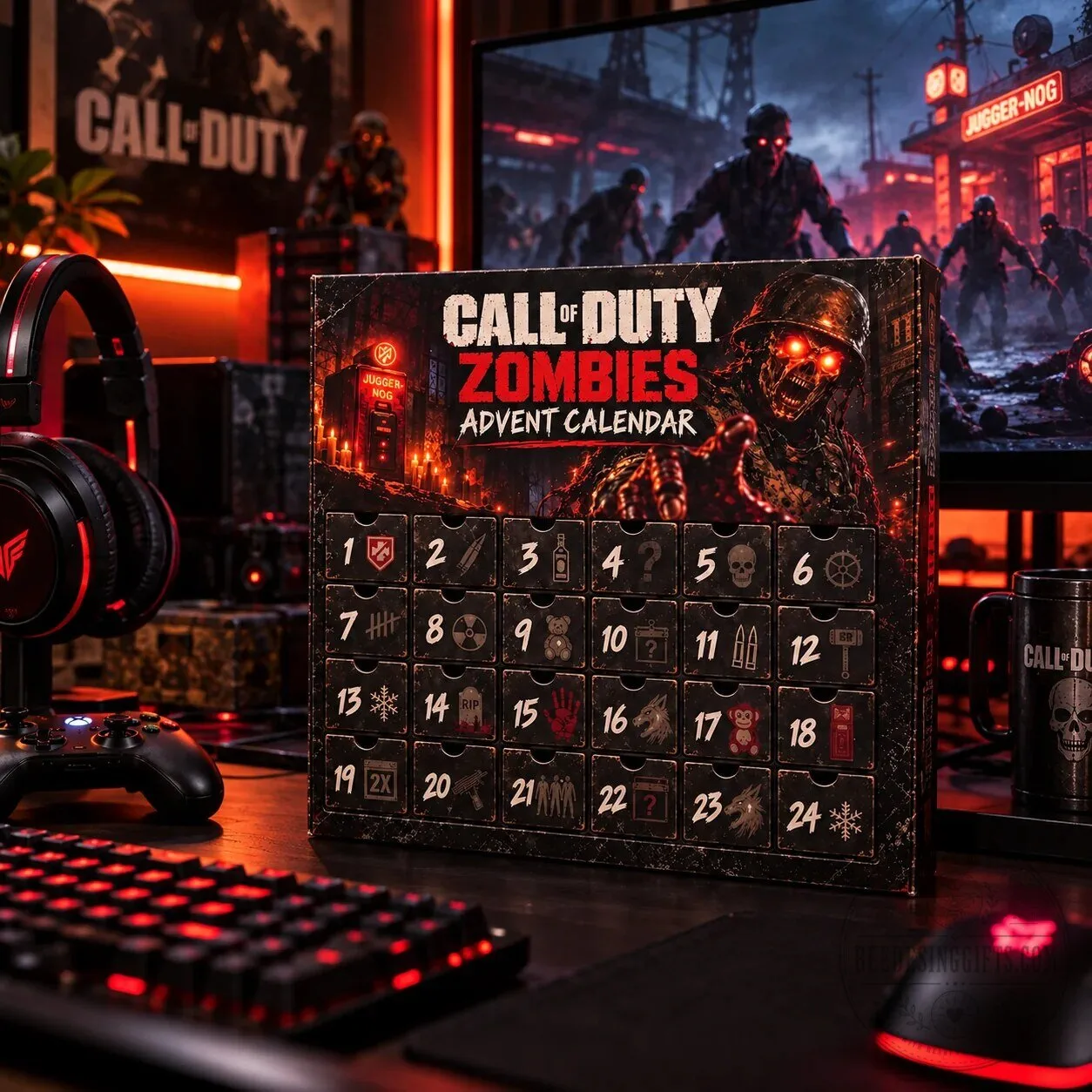 Call of Duty Zombies Advent Calendar 24-Day Countdown Box 13 Call of Duty Zombies Advent Calendar 24-Day Countdown Box