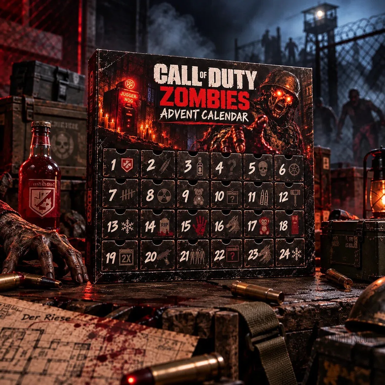Call of Duty Zombies Advent Calendar 24-Day Countdown Box 14 Call of Duty Zombies Advent Calendar 24-Day Countdown Box
