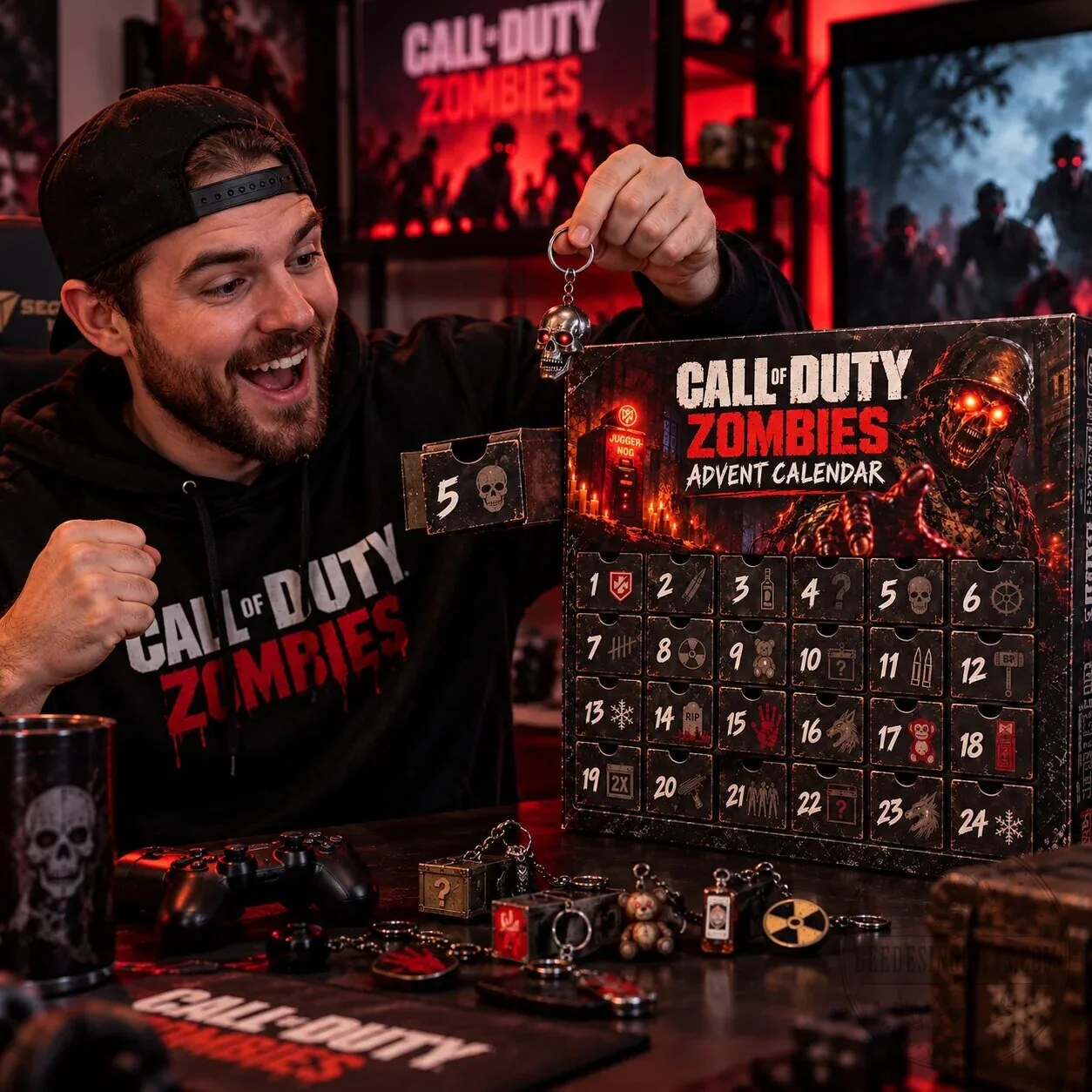 Call of Duty Zombies Advent Calendar 24-Day Countdown Box 16 Call of Duty Zombies Advent Calendar 24-Day Countdown Box