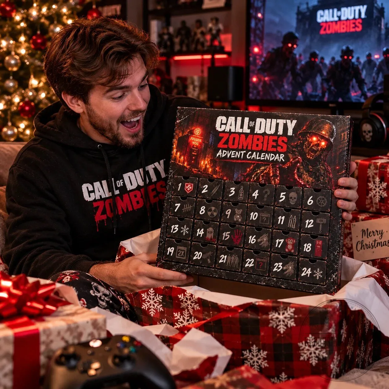 Call of Duty Zombies Advent Calendar 24-Day Countdown Box 17 Call of Duty Zombies Advent Calendar 24-Day Countdown Box