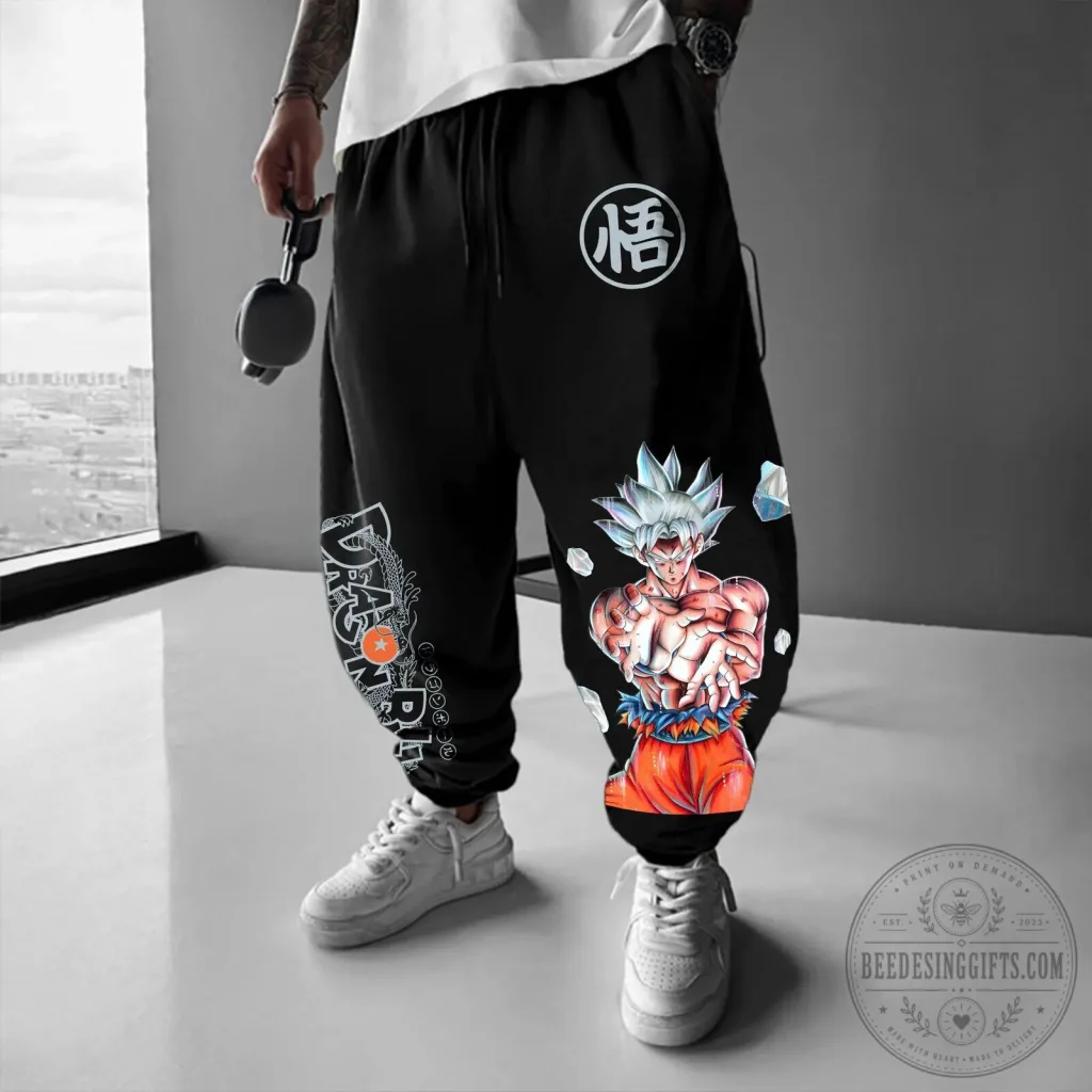 Goku Super Saiyan Black Streetwear Pants from Dragon Ball Z Goku Super Saiyan Black Streetwear Pants from Dragon Ball Z
