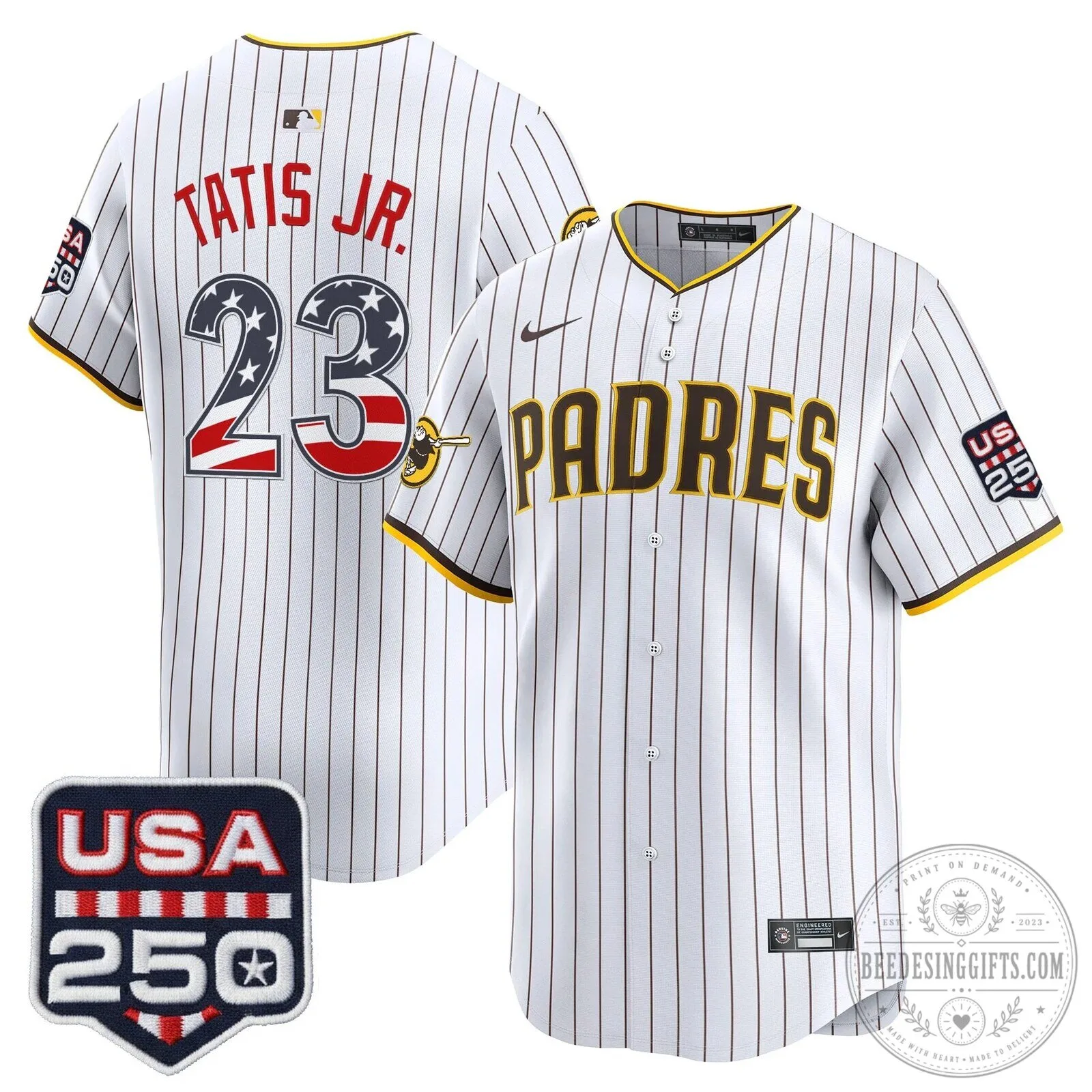 Fourth of July San Diego Padres Fernando Tatis Jr. Baseball Jersey 6 Fourth of July San Diego Padres Fernando Tatis Jr. Baseball Jersey