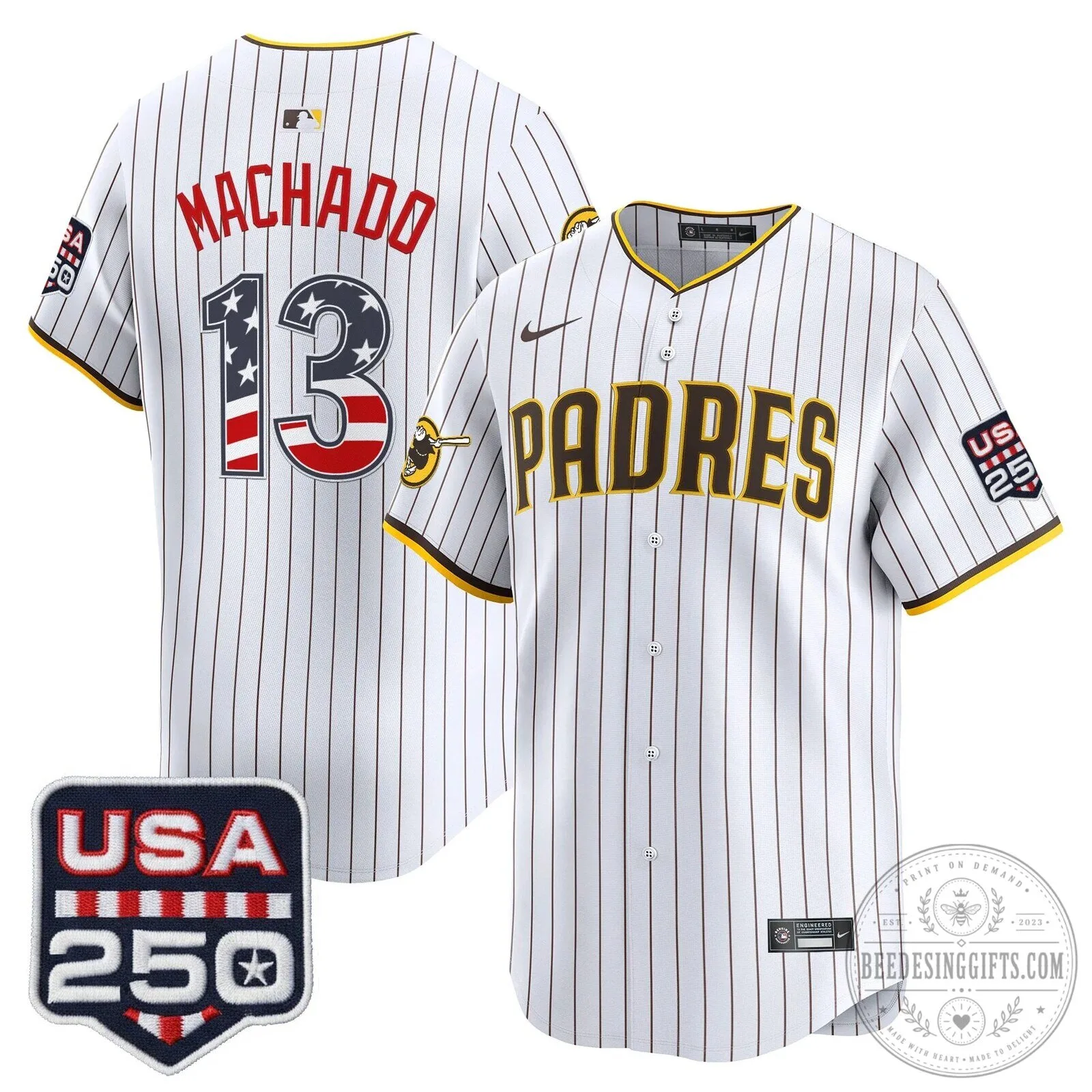 Fourth of July San Diego Padres Fernando Tatis Jr. Baseball Jersey 56 Fourth of July San Diego Padres Fernando Tatis Jr. Baseball Jersey