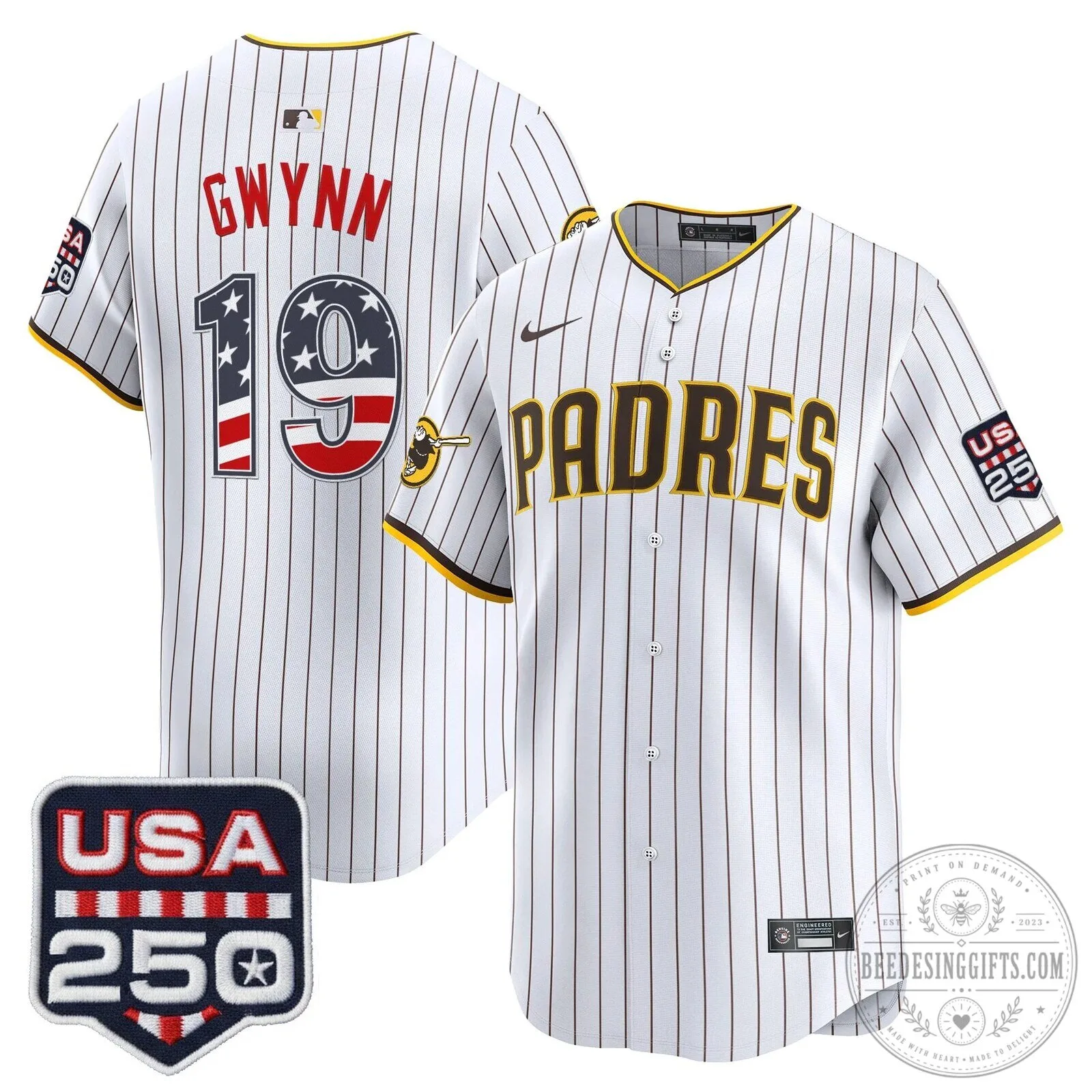Fourth of July San Diego Padres Fernando Tatis Jr. Baseball Jersey 58 Fourth of July San Diego Padres Fernando Tatis Jr. Baseball Jersey