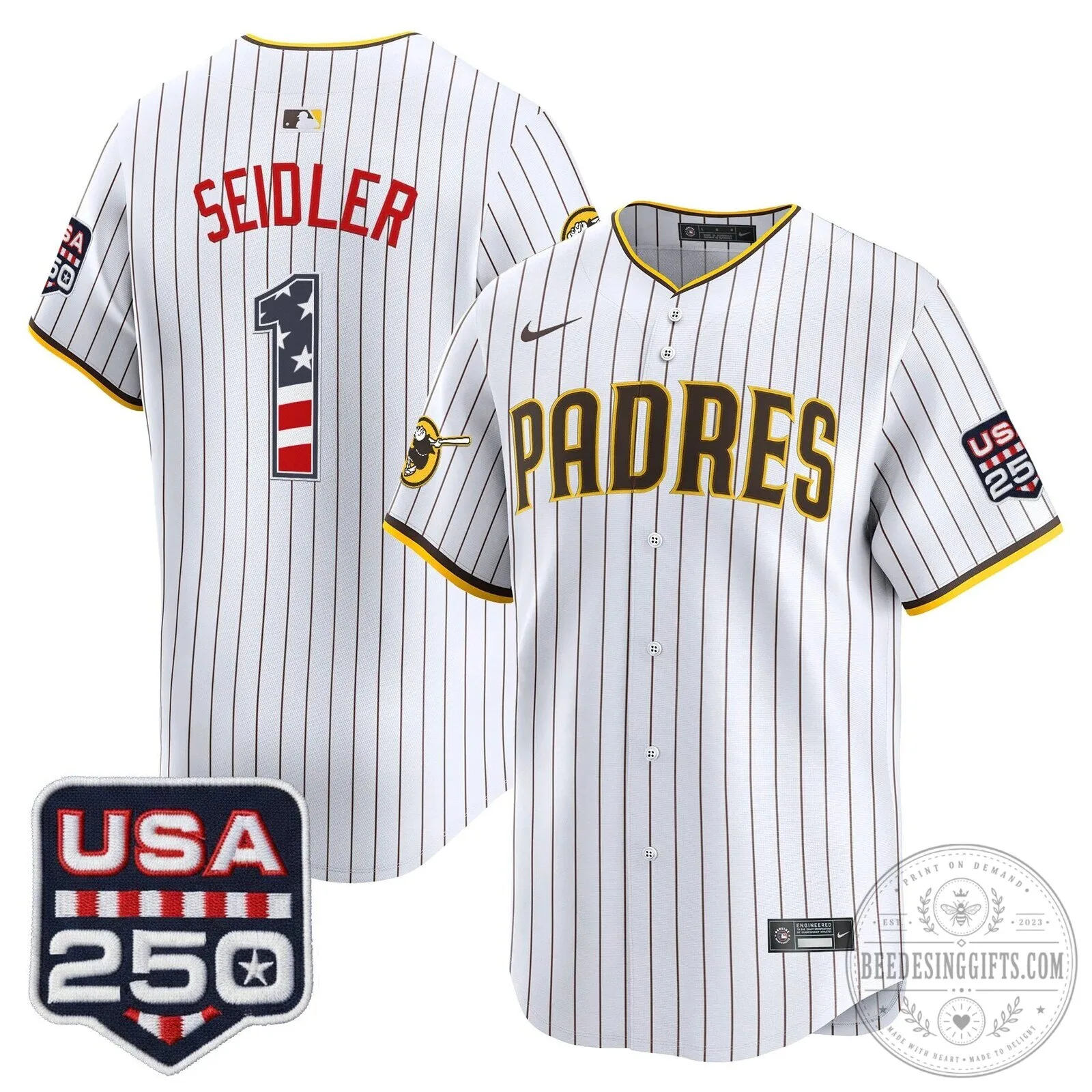 Fourth of July San Diego Padres Fernando Tatis Jr. Baseball Jersey 61 Fourth of July San Diego Padres Fernando Tatis Jr. Baseball Jersey