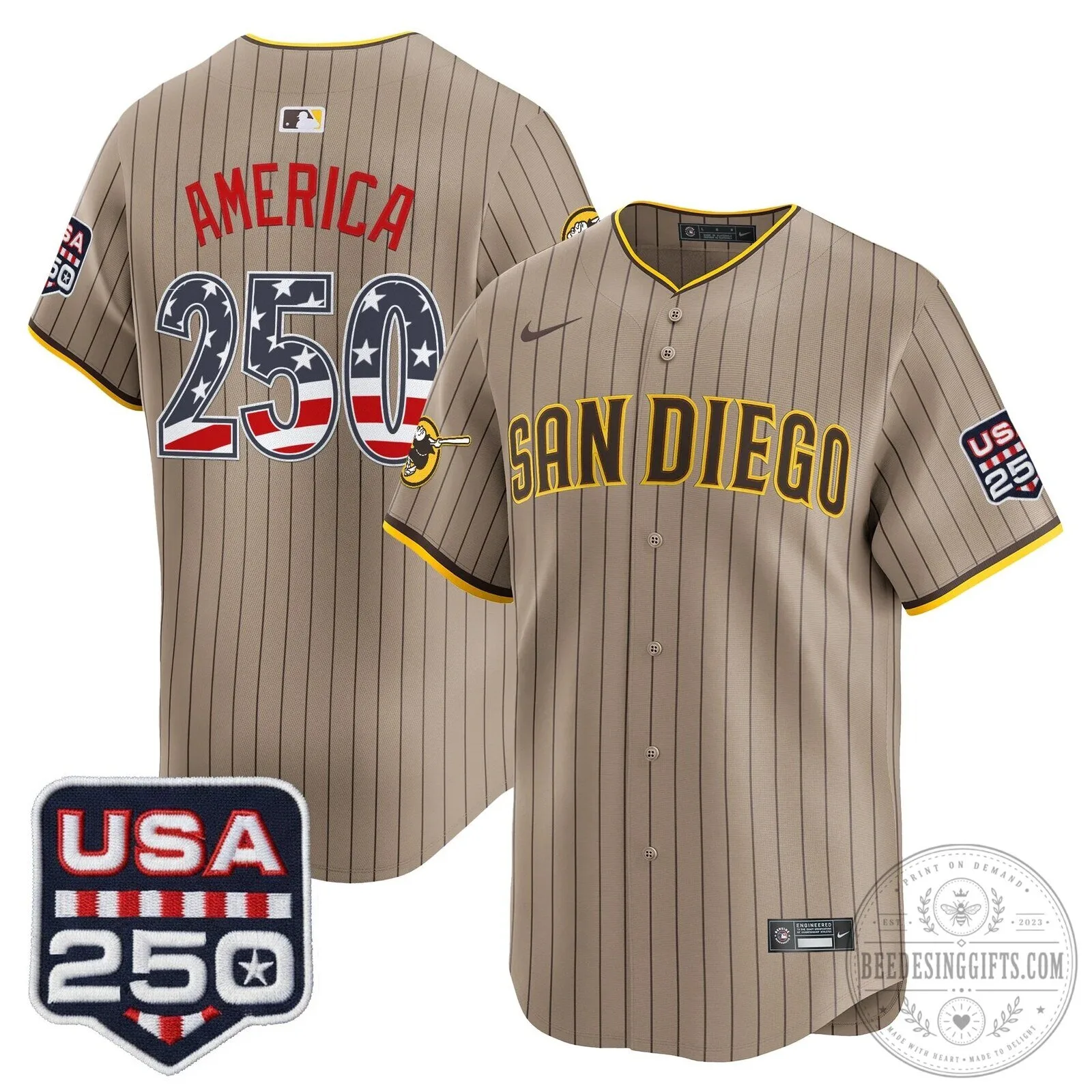 Fourth of July San Diego Padres Fernando Tatis Jr. Baseball Jersey 75 Fourth of July San Diego Padres Fernando Tatis Jr. Baseball Jersey