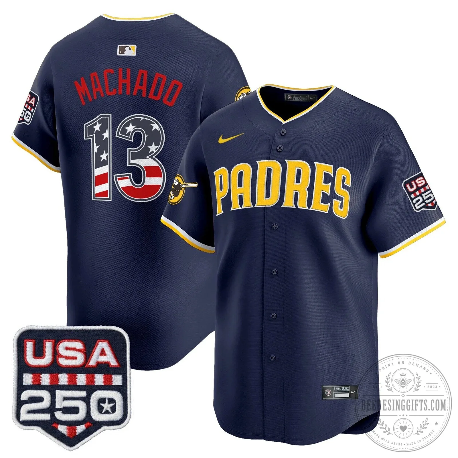 Fourth of July San Diego Padres Fernando Tatis Jr. Baseball Jersey 86 Fourth of July San Diego Padres Fernando Tatis Jr. Baseball Jersey