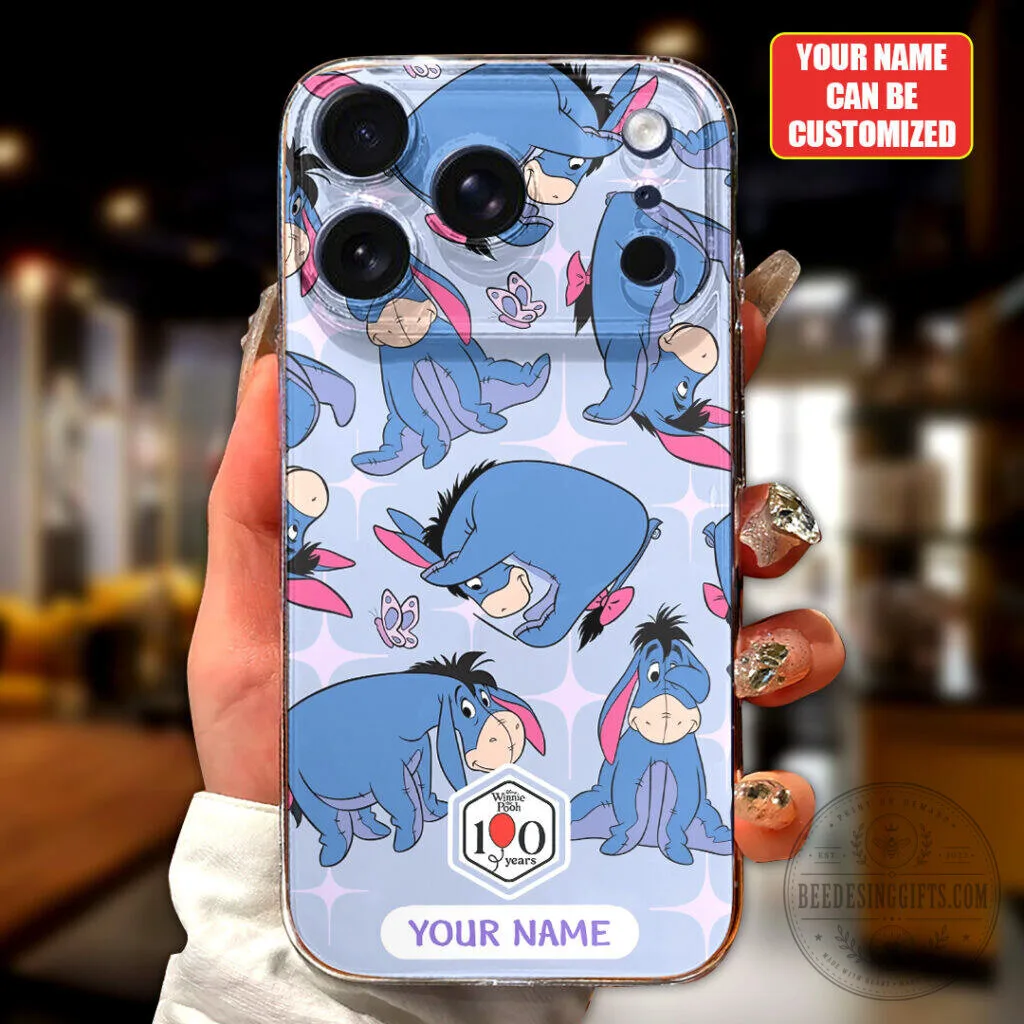 Winnie the Pooh Eeyore Personalized Disney 100 Years Phone Case