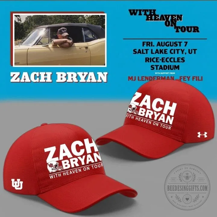 Zach Bryan Utah Utes Football With Heaven On Tour 2026 Red Hoodie 12 Zach Bryan Utah Utes Football With Heaven On Tour 2026 Red Hoodie