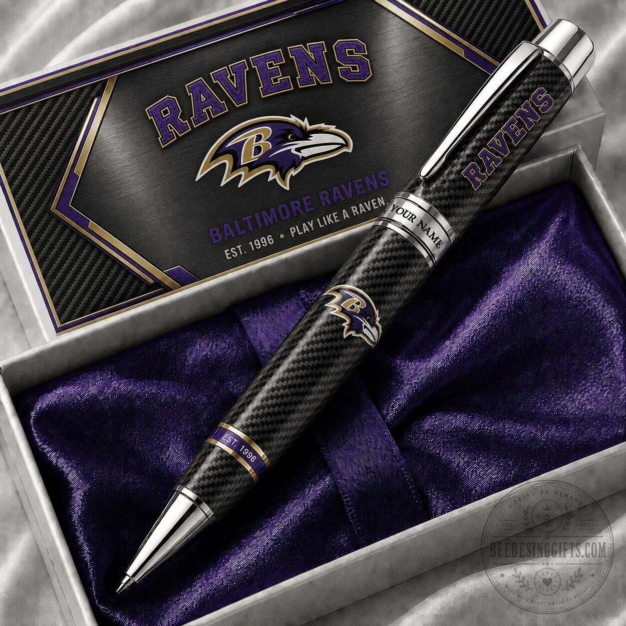 Baltimore Ravens National Football League Custom Engraved Ballpoint Pen