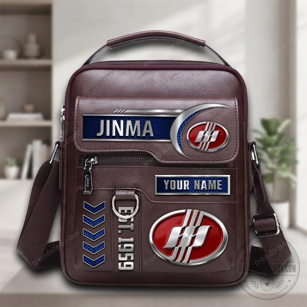 Jinma Personalized Leather Crossbody Shoulder Bag