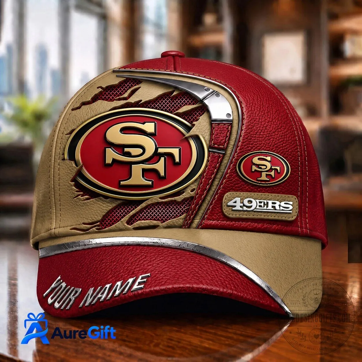 San Francisco 49ers NFL Football Team Logo Baseball Cap Hat