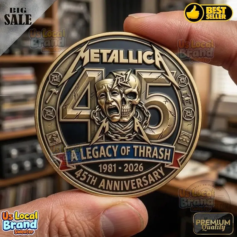 Metallica 45th Anniversary Legacy of Thrash Commemorative Coin