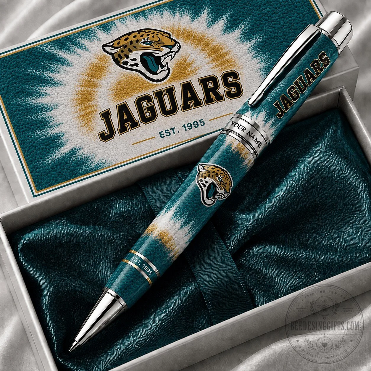 Jacksonville Jaguars NFL Personalized Ballpoint Pen with Custom Name 1 Jacksonville Jaguars NFL Personalized Ballpoint Pen with Custom Name
