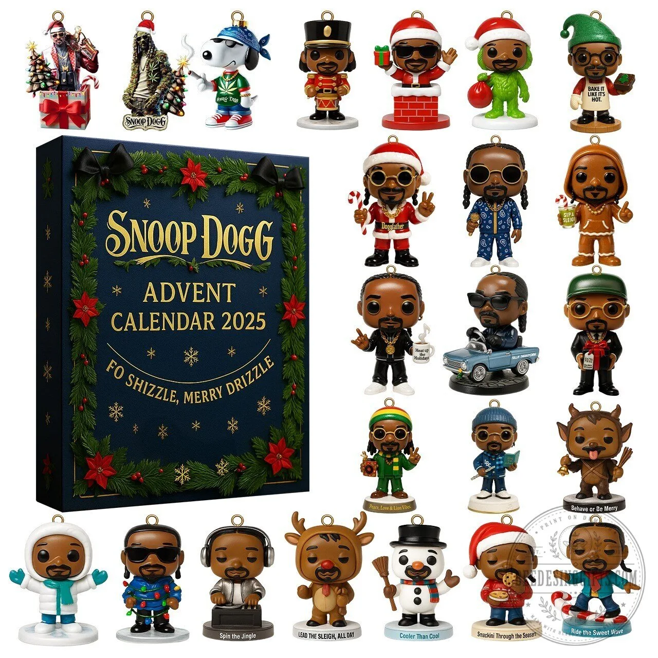 Snoop Dogg Fo Shizzle Merry Drizzle Christmas Advent Calendar 2025