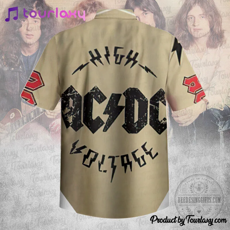 ACDC High Voltage Rock Band Music Album Art Hawaiian Shirt 9 ACDC High Voltage Rock Band Music Album Art Hawaiian Shirt