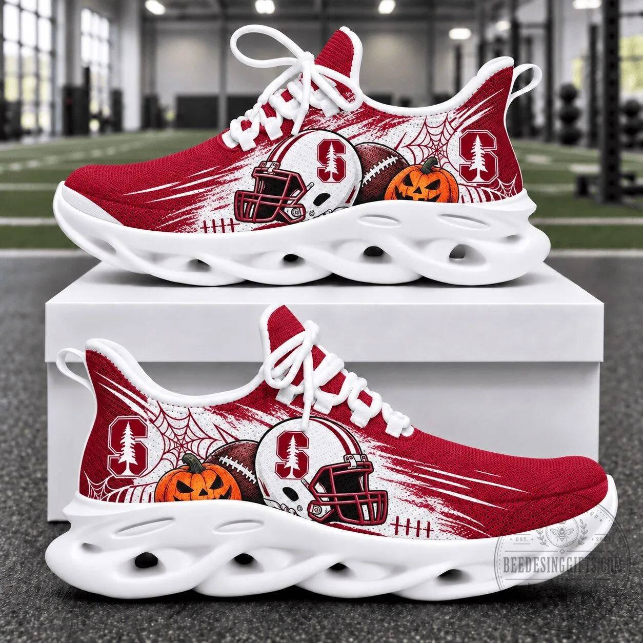 Stanford Cardinal Halloween Football Team Chunky Sneakers 1 Stanford Cardinal Halloween Football Team Chunky Sneakers