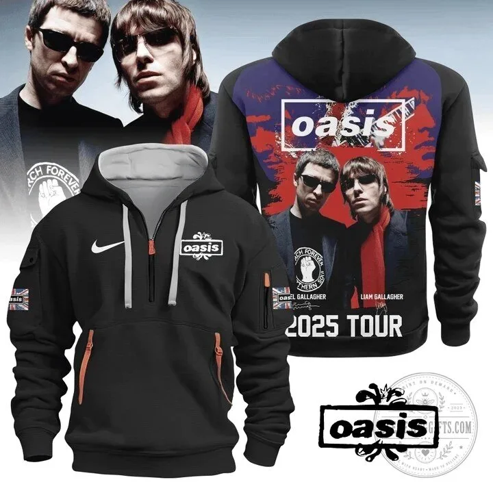 Oasis Band 2025 Tour Liam Gallagher Noel Gallagher Hoodie 5 Oasis Band 2025 Tour Liam Gallagher Noel Gallagher Hoodie