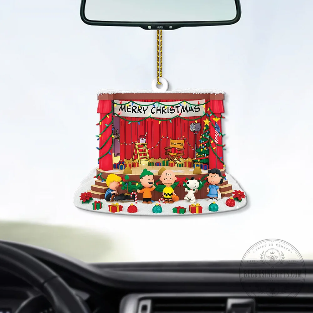 Merry Christmas Charlie Brown Peanuts Gang Musical Stage Christmas Ornament 10 Merry Christmas Charlie Brown Peanuts Gang Musical Stage Christmas Ornament
