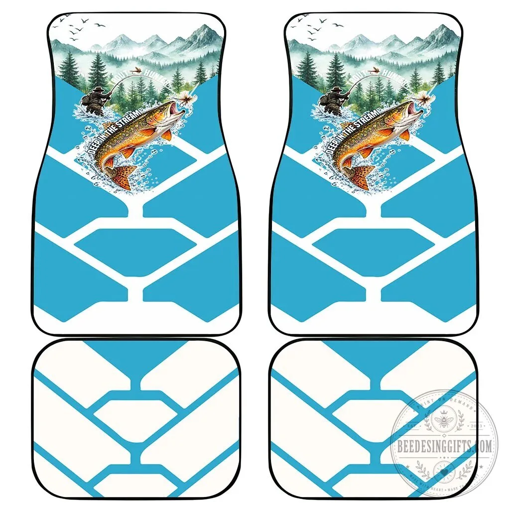 Trout Fly Fishing Perfect Loop Over The Current Car Mats Outdoor Wilderness Scenic Mountain Stream 9 Trout Fly Fishing Perfect Loop Over The Current Car Mats Outdoor Wilderness Scenic Mountain Stream
