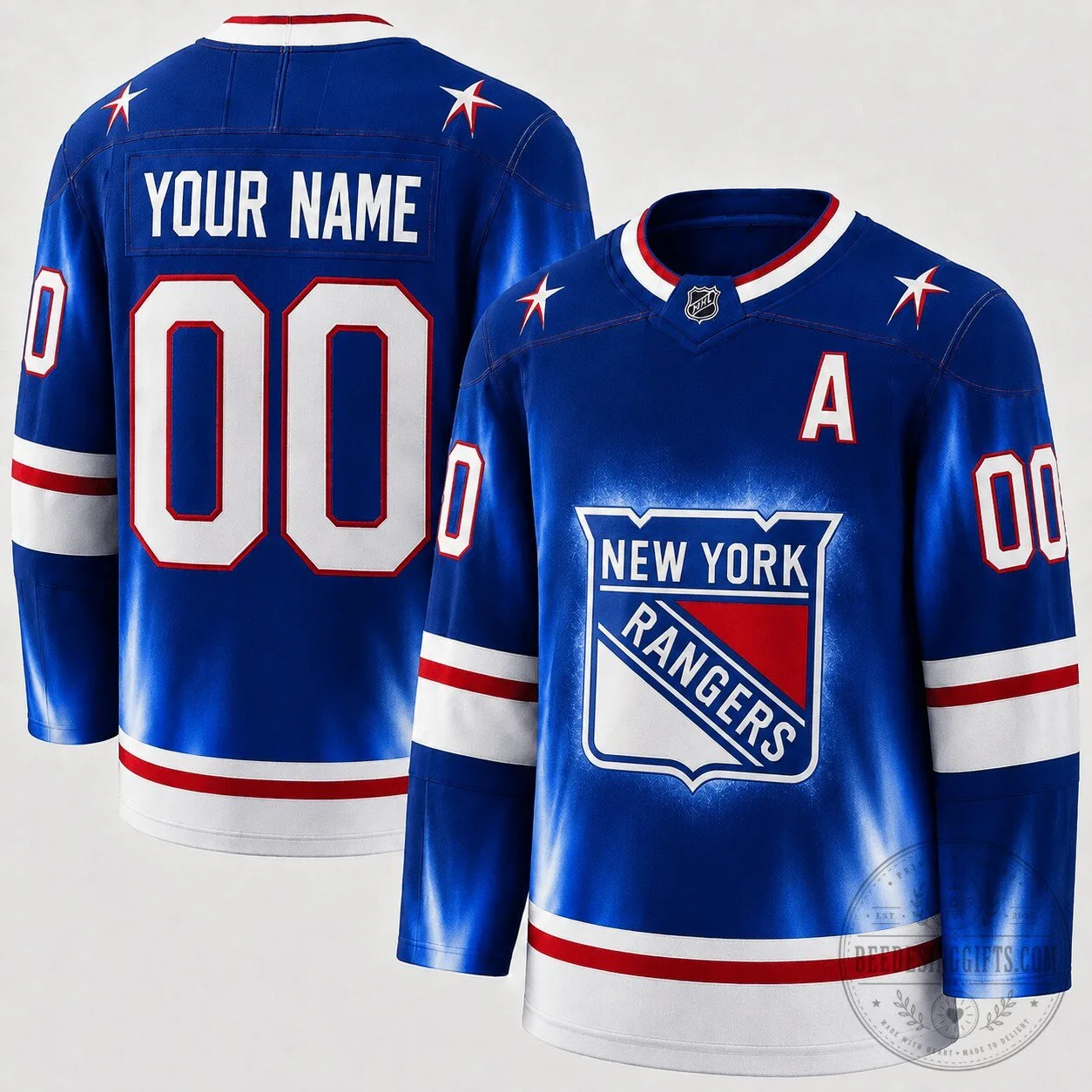 New York Rangers Hockey Jersey Personalized Gift For Fan