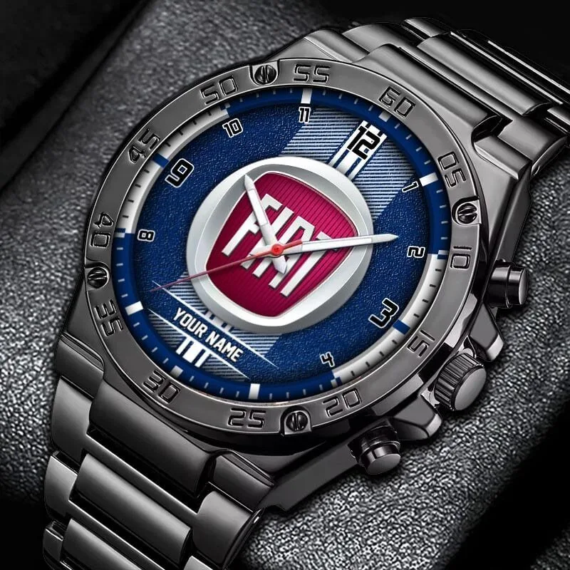 Fiat Car Brand Logo Custom Name Elegant Fashion Design Watch 13 Fiat Car Brand Logo Custom Name Elegant Fashion Design Watch