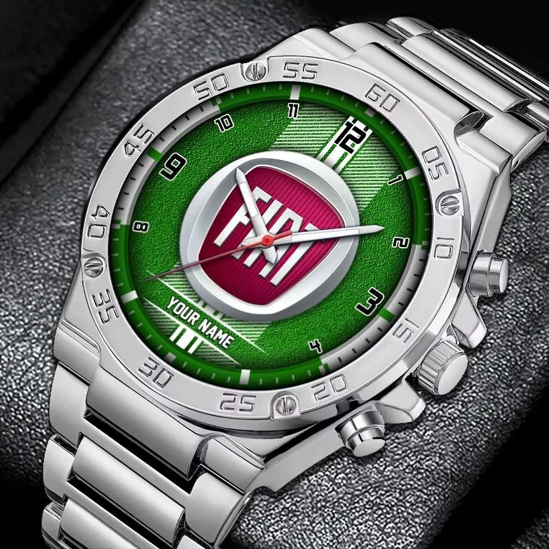 Fiat Car Brand Logo Custom Name Elegant Fashion Design Watch 16 Fiat Car Brand Logo Custom Name Elegant Fashion Design Watch