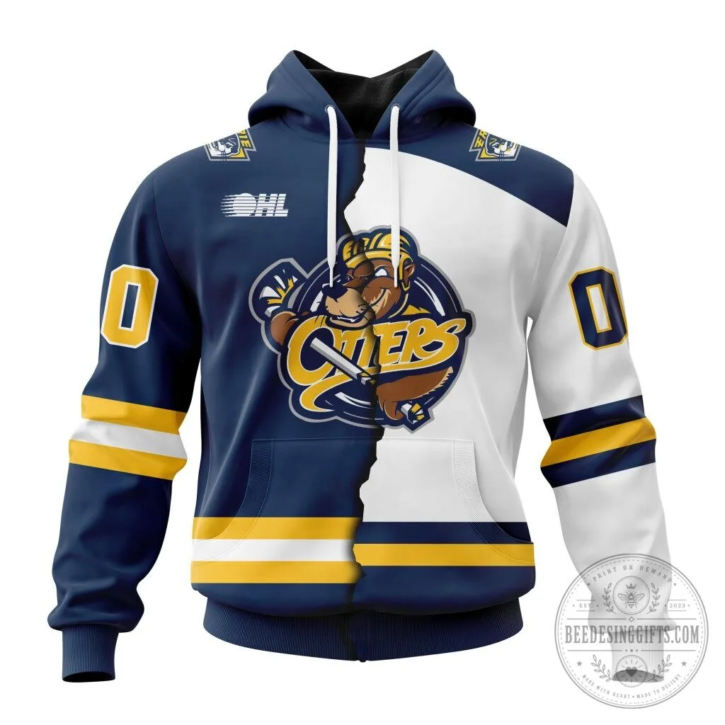 Erie Otters Hockey Team Personalized Custom Fan Hoodie