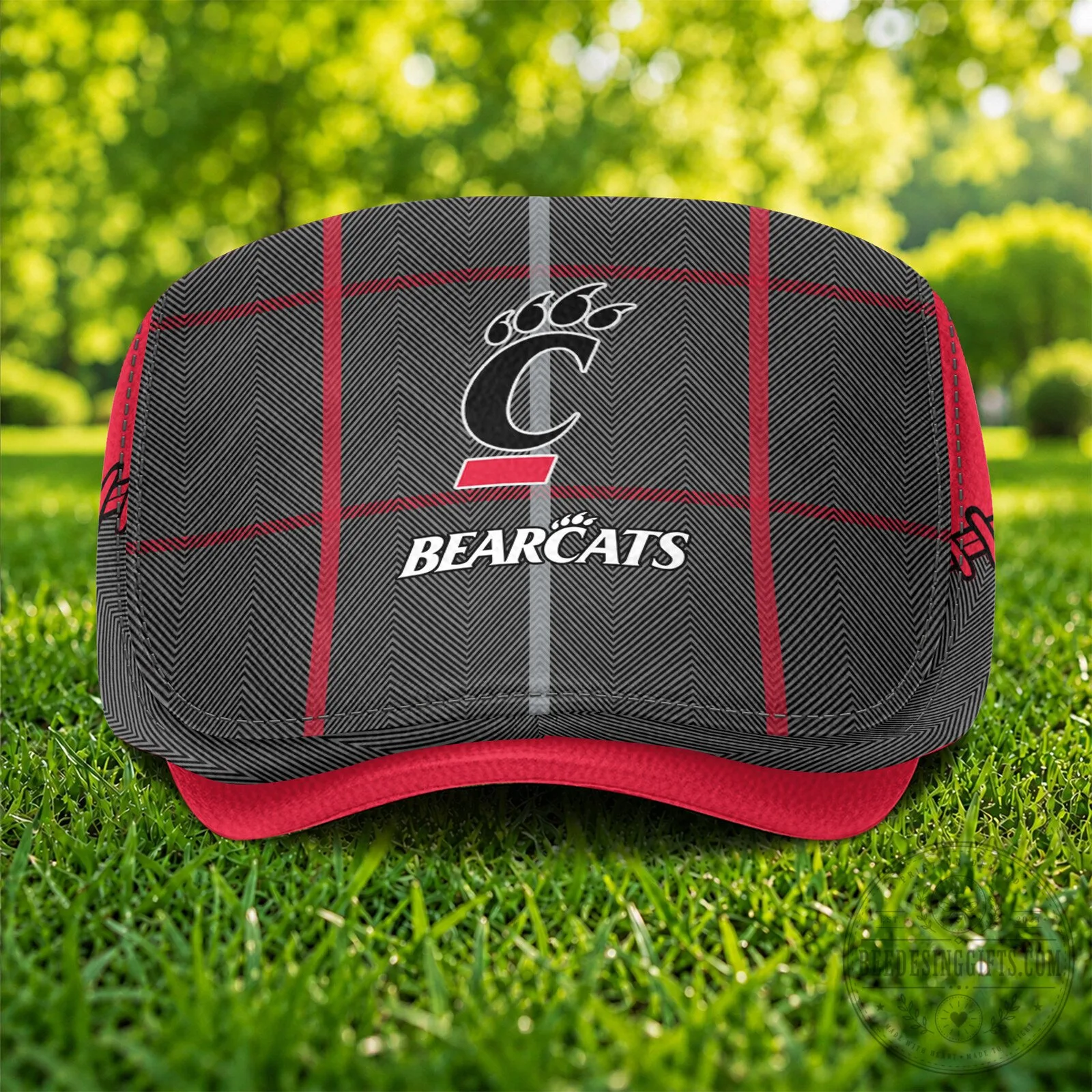 Cincinnati Bearcats NCAA Plaid Pattern Flat Cap for Men and Women 8 Cincinnati Bearcats NCAA Plaid Pattern Flat Cap for Men and Women