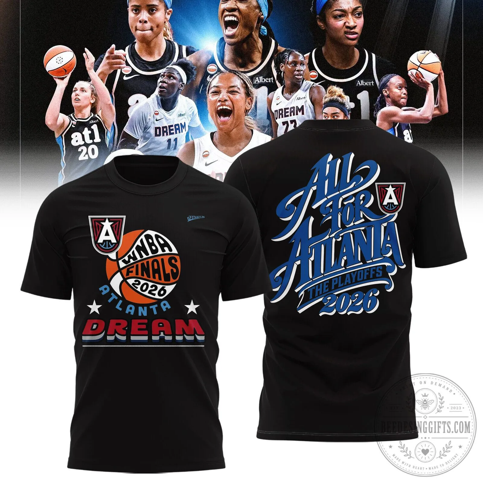 Atlanta Dream WNBA Finals 2026 All For Atlanta The Playoffs T-Shirt